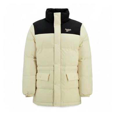 Reebok CL Mid Down Jacke Herren Daunenjacke Winterjacke EJ8449 Weiß