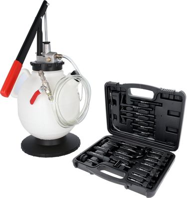 KS TOOLS Universal Getriebeöl-Füllsystem-Satz mit 23-tlg Adaptersatz
