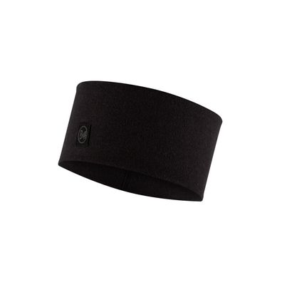 BUFF® Merino Wide Headband Solid Black