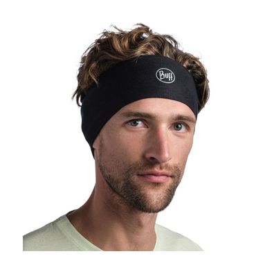 BUFF® Headband - CoolNet® UV+ Stirnband Solid Black