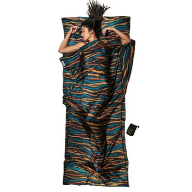 COCOON TravelSheet Seide - Leicht-Reiseschlafsack african night