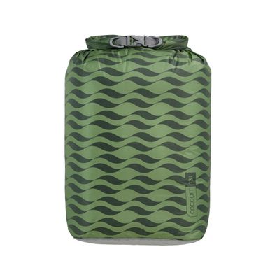 COCOON Drybag Ultralight green waves 13 Liter