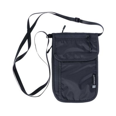 COCOON Travel Neck Wallet Brustbeutel phantom black