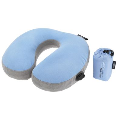 COCOON Air Core U-förmige Nackenstütze Ultralight light-blue/grey
