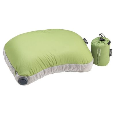 COCOON Air Core HOOD/CAMP Pillow Ultralight wasabi/grey