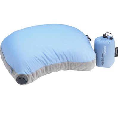 COCOON Air Core HOOD/CAMP Pillow Ultralight light-blue/grey