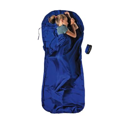 COCOON Kinder TravelSheet Seide - Reise-Schlafsack ultramarine blue