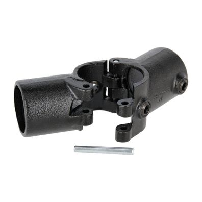 Rohrverbinder Kreuzverbinder schwarz 1 1/2" (48,3 mm), 90? - Durchgang AVERDE