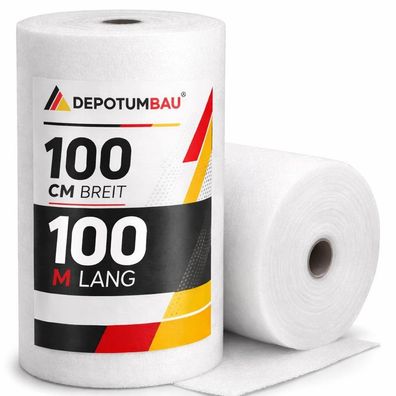 Trittschalldämmung aus PE-Schaumfolie - Rolle 100 m × 100 cm - 2 oder 3 mm