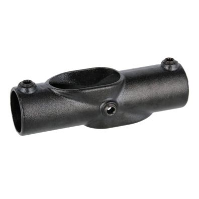 Rohrverbinder Kreuzverbinder schwarz 1 1/2" (48,3 mm) variabel 30-45? AVERDE