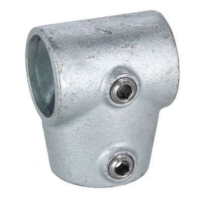 Rohrverbinder T-Verbinder kurz 1" (33,7 mm), verstellbar 0-11? AVERDE