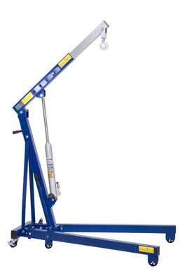 1000kg Werkstattkran, klappbar, stabiles/schweres Modell, blau, CE1TTJ, 02206