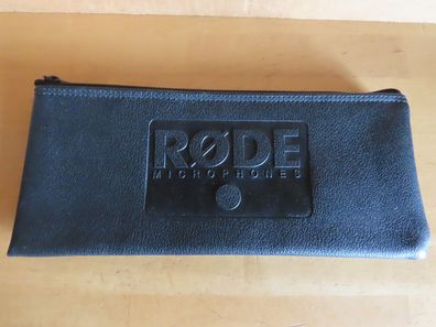 Tasche Etui Microphontasche Mikrofonetui gepolstert schwarz Rode