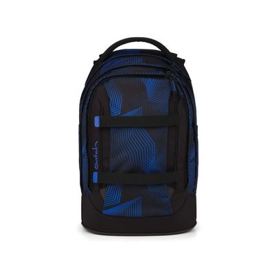 Satch Pack Schulrucksack Seismic Blue schwarz blau 30l Rucksack Schulranzen