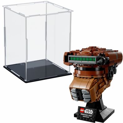 Acryl Vitrine für LEGO® Star Wars™ Princess Leia (Boushh) Helm 75351