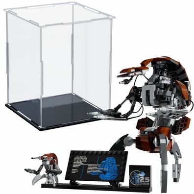Acryl Vitrine für LEGO® Star Wars™ Droideka 75381