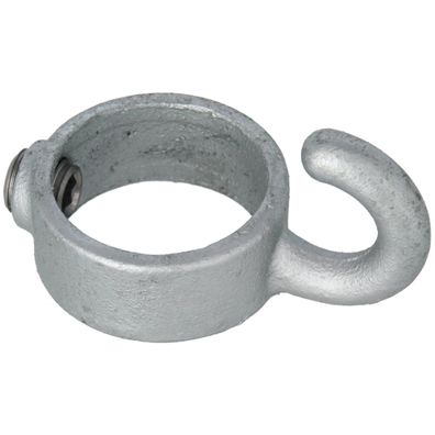 Garderobenhaken Stellring mit Haken parallel, 1 1/4" (42,4 mm) AVERDE
