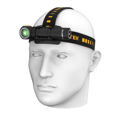 Armytek Wizard C2 WG Taschenlampe / Stirnlampe - Licht kalt-weiß/grün