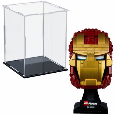 Acryl Vitrine für LEGO® Marvel Avengers Iron Mans Helm 76165