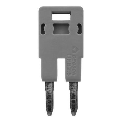 Einlegebrécke Steckbrécke Querverbinder 2-Polig fér DS2.5 Reihenklemmen DGN