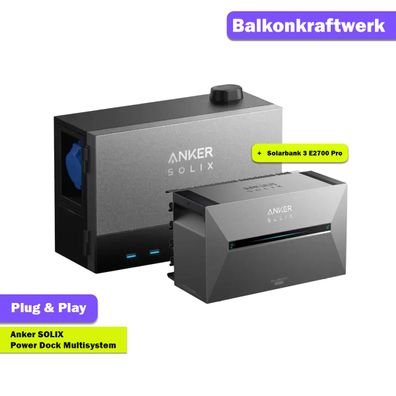 Anker SOLIX Power Dock Multisystem mit Solarbank 3 E2700 Pro