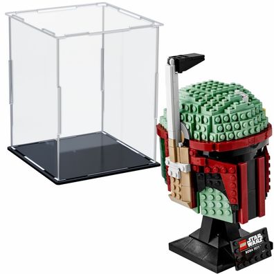 Acryl Vitrine für LEGO® Star Wars™ Boba Fett™ Helm 75277