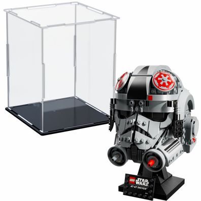 Acryl Vitrine für LEGO® Star Wars™ AT-AT Pilot Helm 75429