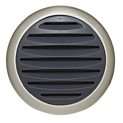 Außengitter Rundrohr Ø 125mm Lüftungsgitter Abluft Küche Magnet-Rückstauklappe