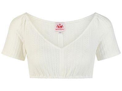 Dirndlbluse Hannelore Jersey offwhite