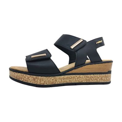 Rieker 6378100 637 63781-00 Schwarz schwarz 00