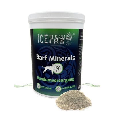 ICEPAW Barf Minerals 600g Ergänzungsfutter Hund