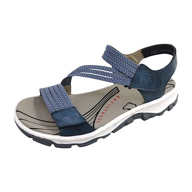Rieker 68871-14 Blau royal/jeans-weiss 14