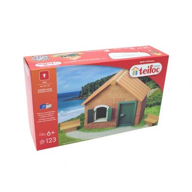 Haus mit Dachplatte - Startpackung - 123 Teile