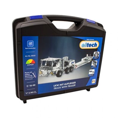 LKW mit Auflieger - Baukasten - 2180 Teile