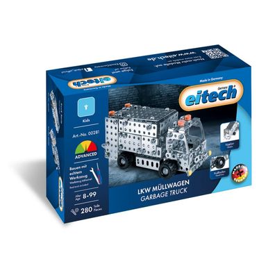 LKW Müllwagen - Baukasten - 280 Teile