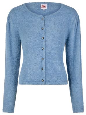 Strickjacke Hulla blau
