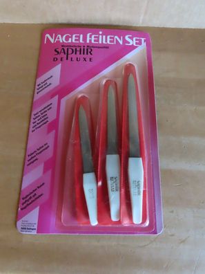 Nagelfeilen Set Saphir De Luxe Westdeutsche Markenqualität 3St