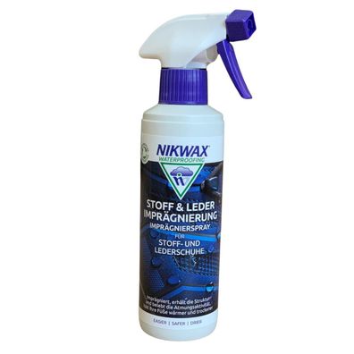 NIKWAX Stoff und Leder Imprägnierung Spray-On 300 ml