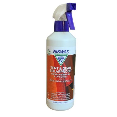NIKWAX Sprüh-Imprägnierer, Tent & Gear SolarProof 500 ml