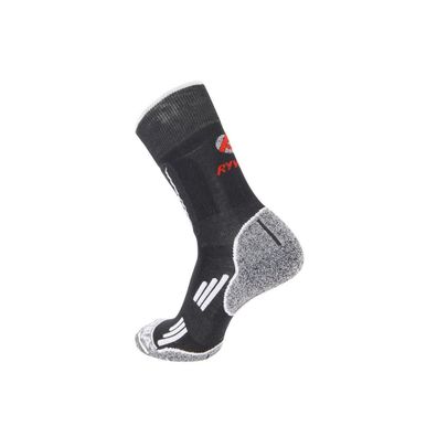 Rywan No Limit Merino Wandersocken schwarz/weiß 41-43
