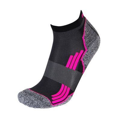Rywan No Limit Running Socks schwarz-pink 38-40
