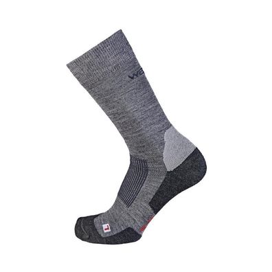 Wapiti S02 Trek Merino All Season Wandersocke grau 36-38