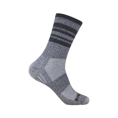 Wrightsock ESCAPE, Crew, Ash-Stripes (Grau) XL