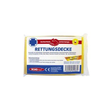 WUNDmed Rettungsdecke Gold-Silber 160 x 210 cm