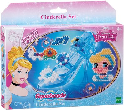 Aquabeads 79698 Disney Cinderella Set Bastelset Perlen Bügelperlen Wasserperlen