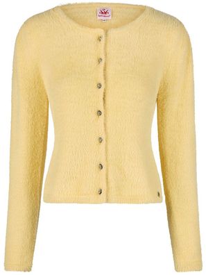 Strickjacke Hulla gelb