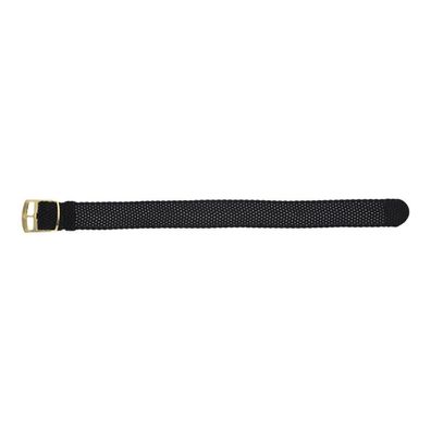 JuwelmaLux Textil Uhrband Stoff mit Edelstahl Dornschließe JL28-10-1049