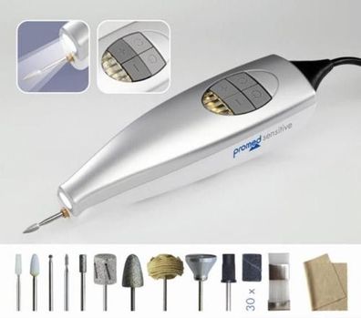 promed sensitive , Fusspflegegerät, Fusspflege Pediküre, mit Kaltlicht