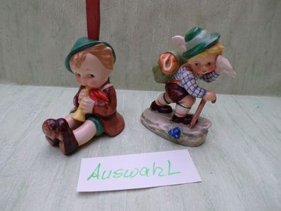 alte Figuren Hummel (R) Oeslau Wilhelmsfeld Bergsteiger Brezeljunge EF129 K25/0