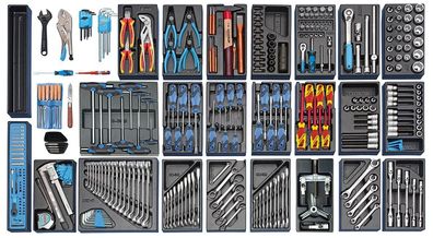 GEDORE S 1500 ES-03 Modul-Sortiment groß, 325-teilig